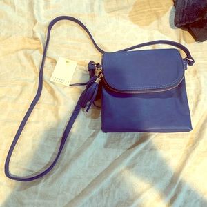 Blue crossbody